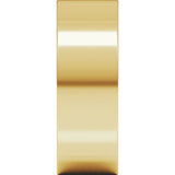 14K Yellow Gold 7 mm Comfort-Fit Square Band Size 6