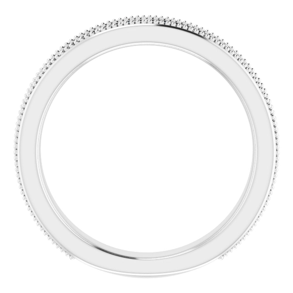 14K White Gold 1/2 CTW Natural Diamond Anniversary Band