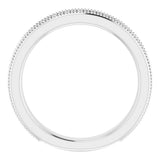 14K White Gold 1/2 CTW Natural Diamond Anniversary Band