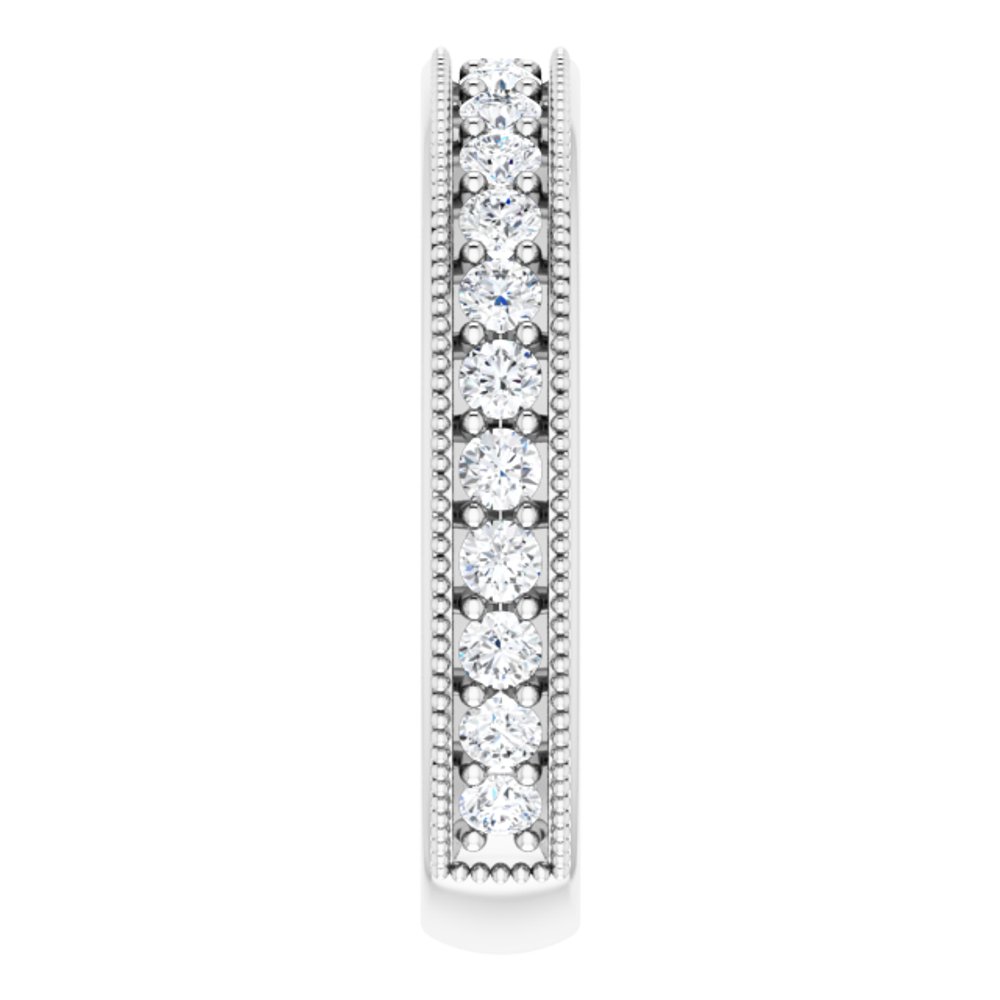 14K White 3/4 CTW Natural Diamond Anniversary Band