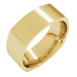 14K Yellow Gold 7 mm Comfort-Fit Square Band Size 6