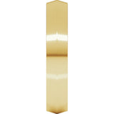14K Yellow 4 mm Comfort-Fit Knife Band Size 11.5