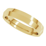 14K Yellow 4 mm Comfort-Fit Knife Band Size 11.5