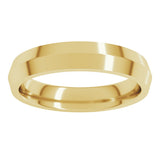 14K Yellow 4 mm Comfort-Fit Knife Band Size 11.5