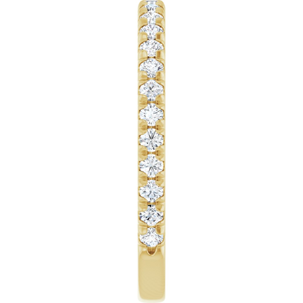 14K Yellow Gold 1/2 CTW Lab-Grown Diamond Anniversary Band