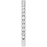 14K White Gold 1/2 CTW Lab-Grown Diamond Anniversary Band