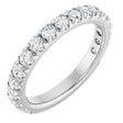 14K White Gold 1 CTW Lab-Grown Diamond Anniversary Band