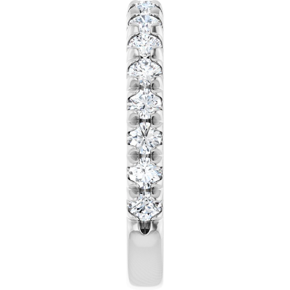 14K White Gold 1 CTW Lab-Grown Diamond Anniversary Band