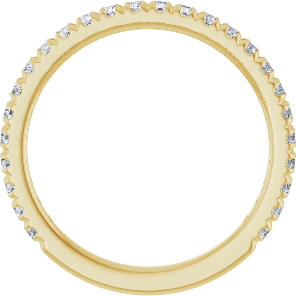 14K Yellow Gold 1/2 CTW Lab-Grown Diamond Anniversary Band
