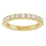 14K Yellow Gold 1 CTW Lab-Grown Diamond Anniversary Band