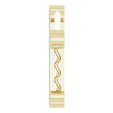 14K Yellow 1/4 CTW Natural Diamond Cross Pendant