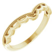 14K Yellow Contour Band