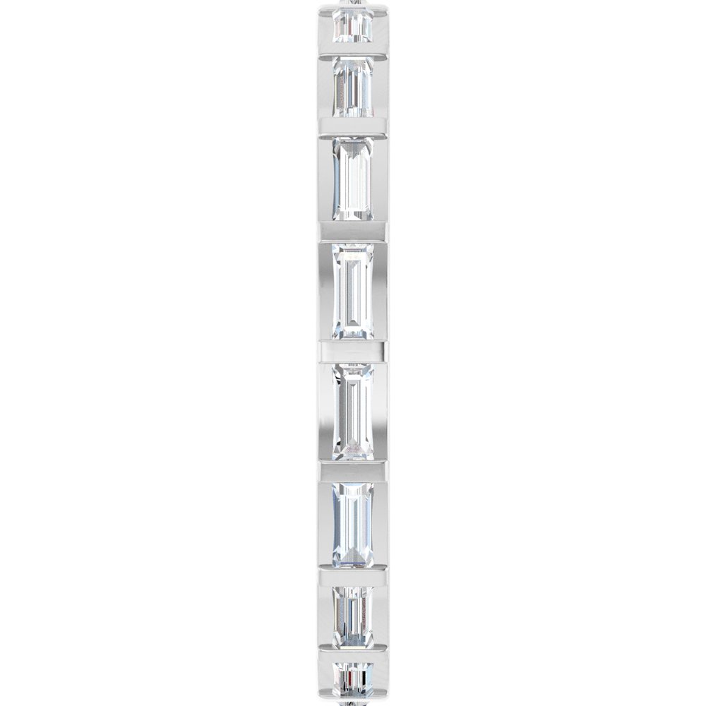 Platinum 1/2 CTW Natural Diamond Eternity Band Size 7