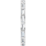 Platinum 1/2 CTW Natural Diamond Eternity Band Size 7