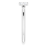 14K White 1/6 CTW Natural Diamond Solitaire Ring