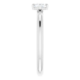 14K White Gold 1/6 CTW Natural Diamond Solitaire Ring