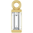 14K Yellow 1/10 CT Lab-Grown Diamond Dangle