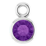 Sterling Silver Natural Amethyst Dangle