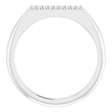 Sterling Silver 1/10 CTW Natural Diamond Ring