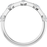 14K White 1/3 CTW Lab-Grown Diamond Anniversary Band