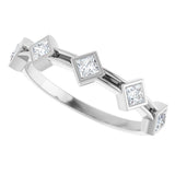 14K White 1/3 CTW Lab-Grown Diamond Anniversary Band