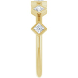 14K Yellow 1/3 CTW Lab-Grown Diamond Anniversary Band