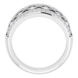 14K White Gold 1 CTW Natural Diamond Ring