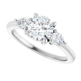14K White Gold 1 1/4 CTW Lab-Grown Diamond Engagement Ring