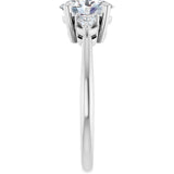 14K White Gold 1 1/4 CTW Lab-Grown Diamond Engagement Ring