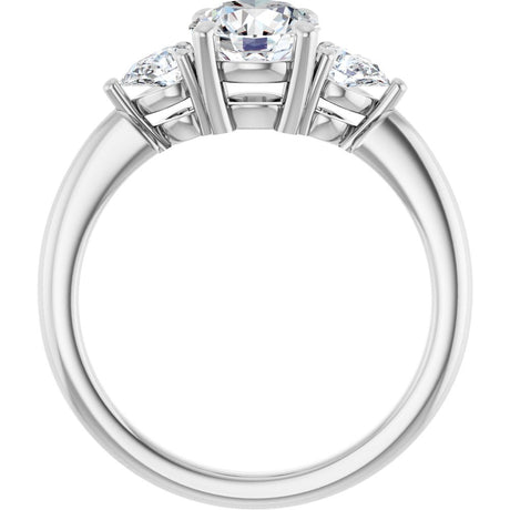 14K White Gold 1 1/4 CTW Lab-Grown Diamond Engagement Ring