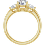 14K Yellow Gold 1 1/4 CTW Lab-Grown Diamond Engagement Ring