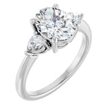 14K White Gold 1 3/4 CTW Lab-Grown Diamond Engagement Ring
