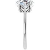 14K White Gold 1 3/4 CTW Lab-Grown Diamond Engagement Ring