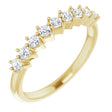 10K Yellow Gold 1/2 CTW Lab-Grown Diamond Anniversary Band