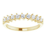 10K Yellow Gold 1/2 CTW Lab-Grown Diamond Anniversary Band