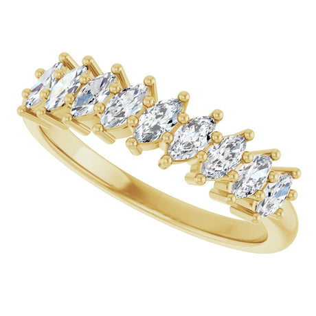 14K Yellow Gold 1/2 CTW Lab-Grown Diamond Anniversary Band