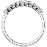 14K White Gold 1/2 CTW Lab-Grown Diamond Anniversary Band