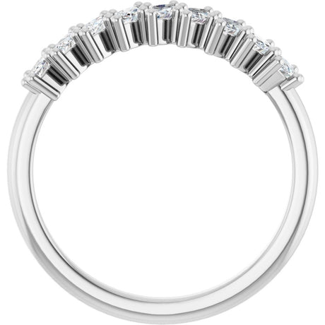 14K White Gold 1/2 CTW Lab-Grown Diamond Anniversary Band