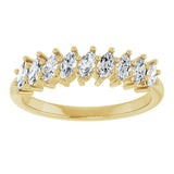 14K Yellow Gold 1/2 CTW Lab-Grown Diamond Anniversary Band