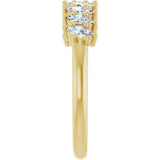 14K Yellow Gold 1/2 CTW Lab-Grown Diamond Anniversary Band