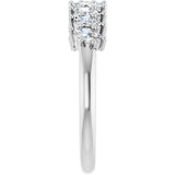 14K White Gold 1/2 CTW Lab-Grown Diamond Anniversary Band