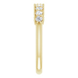 10K Yellow Gold 1/2 CTW Lab-Grown Diamond Anniversary Band