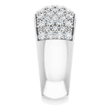 14K White Gold 1 CTW Natural Diamond Micro Pavé-Style Ring Size 7