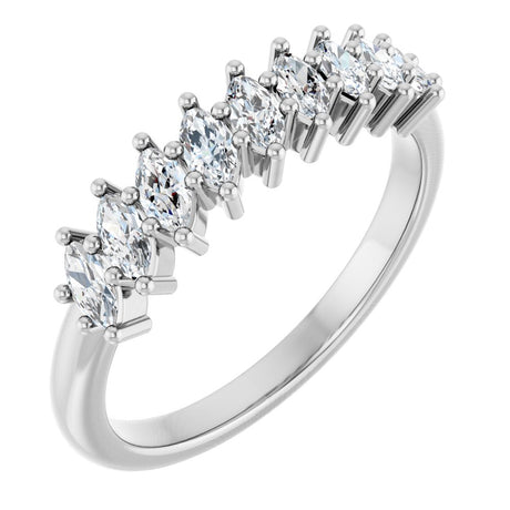 14K White Gold 1/2 CTW Lab-Grown Diamond Anniversary Band