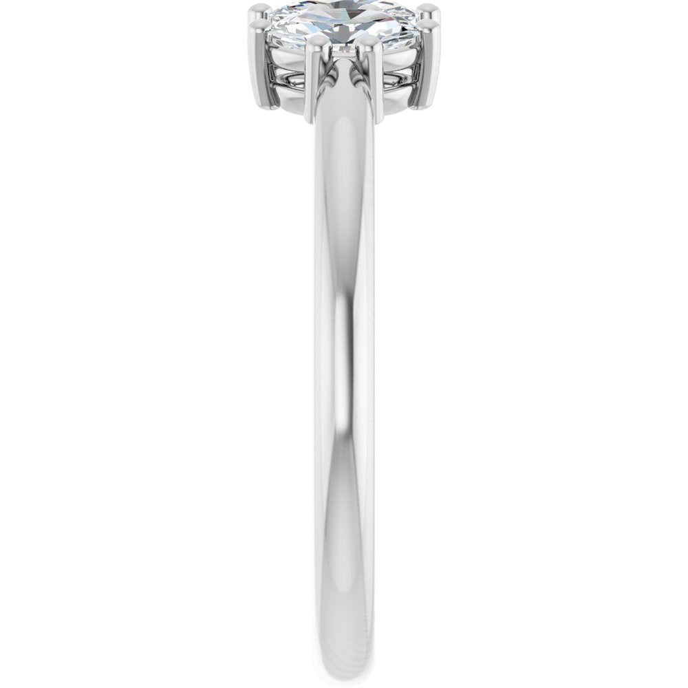 14K White 3/4 CTW Lab-Grown Diamond Anniversary Band