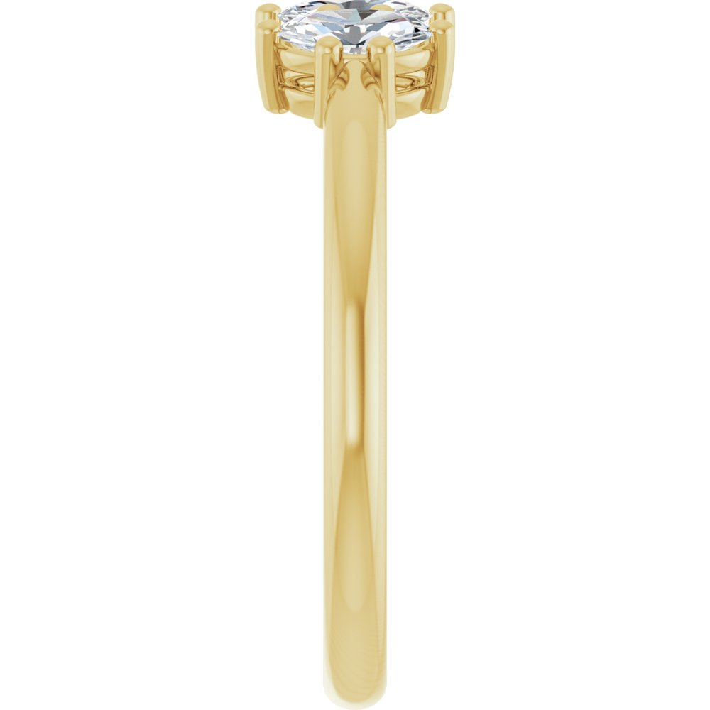 14K Yellow 3/4 CTW Lab-Grown Diamond Anniversary Band