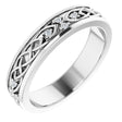 14K White .06 CTW Natural Diamond Eternity Band Size 6