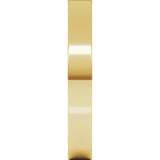 14K Yellow Gold 3 mm Flat Band Size 4