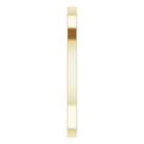 14K Yellow 1.5 mm Flat Band