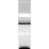 10K White Gold 5 mm Flat Band Size 7